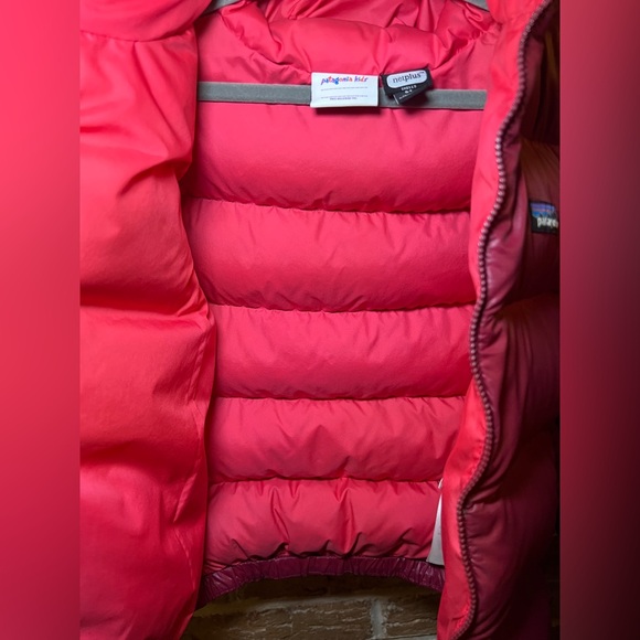 Patagonia Toddler 5T Red Burgundy Hi-Loft Puffer Jacket Down Fill Lightweight - Picture 7 of 8